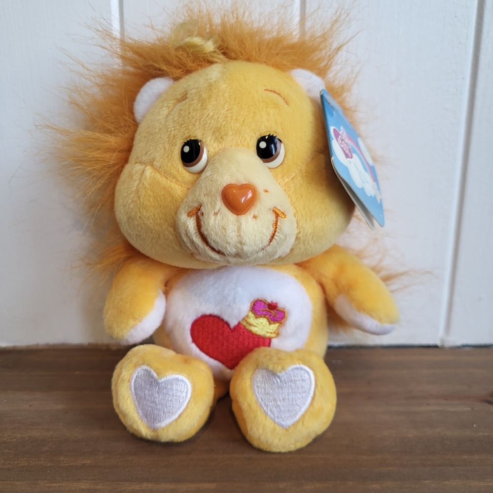 NWT Care Bear Cousins‎ Brave Heart Lion 8" Anniversary Collection Edition 2002